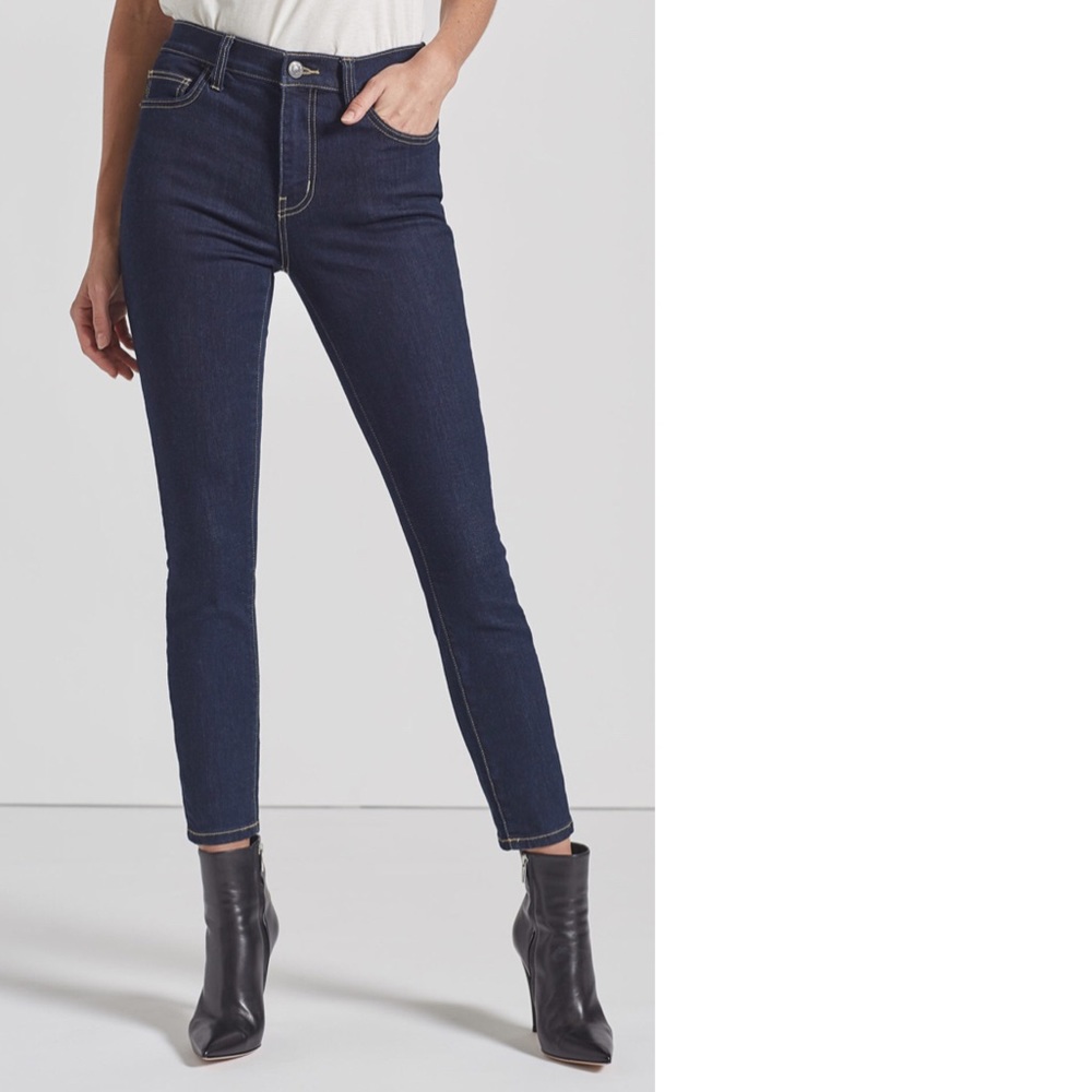 Current/Elliott High Waist Stiletto Jeans